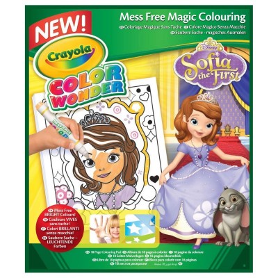 Coloriages color wonder : princesse sofia  Crayola    204072